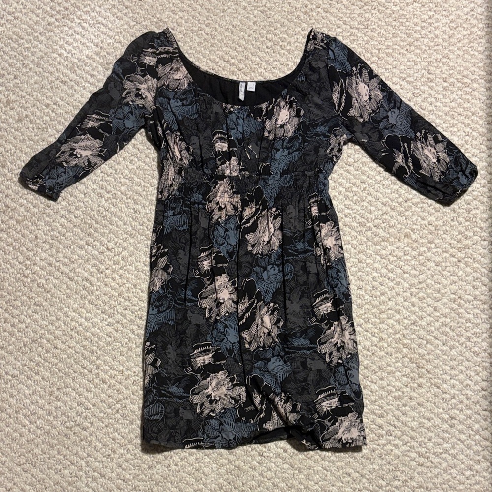 Old Navy Black and Gray Dress